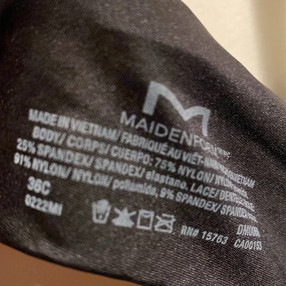 Maidenform Push Up Bra with Convertible Straps. Dreamwire Technology. 36C - Picture 5 of 5